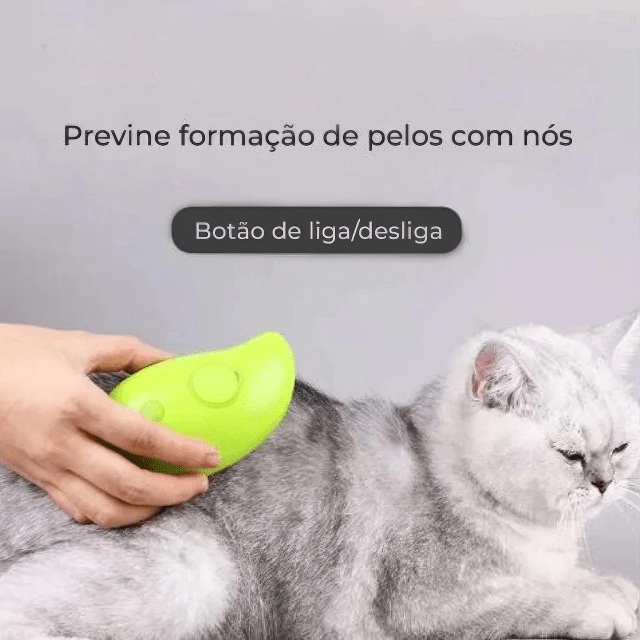 Escova a Vapor PetSpa: O Carinho que seu Felino Merece! - PanShop