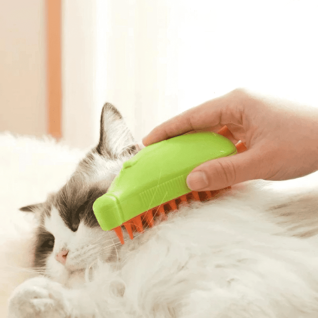 Escova a Vapor PetSpa: O Carinho que seu Felino Merece! - PanShop